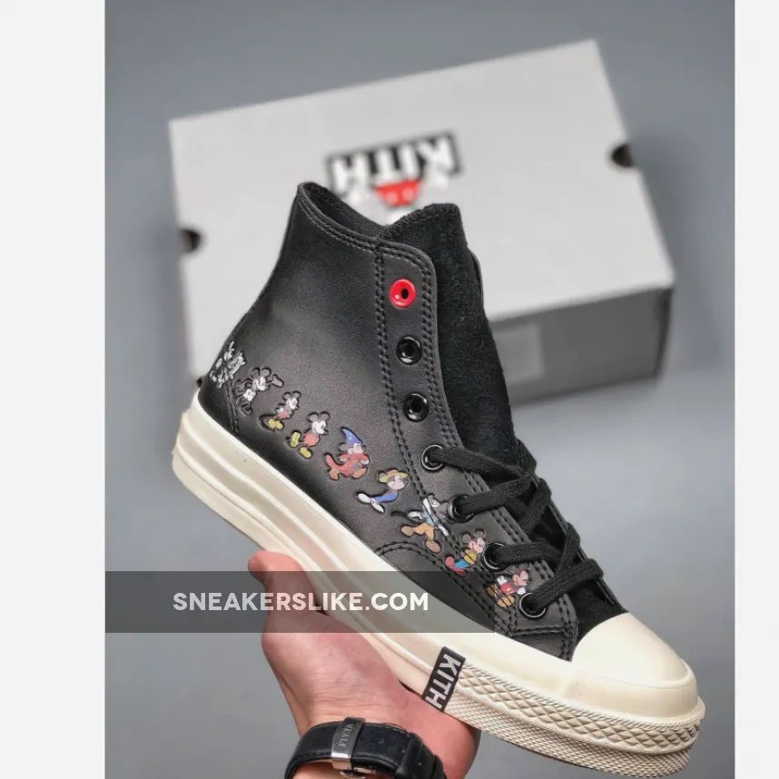 Kith X Converse X Disney Chuck 70 Hi Mickey Mouse Black New Releases