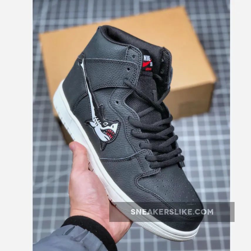 Oski X Nike SB Dunk High 'Shark' Black Restock
