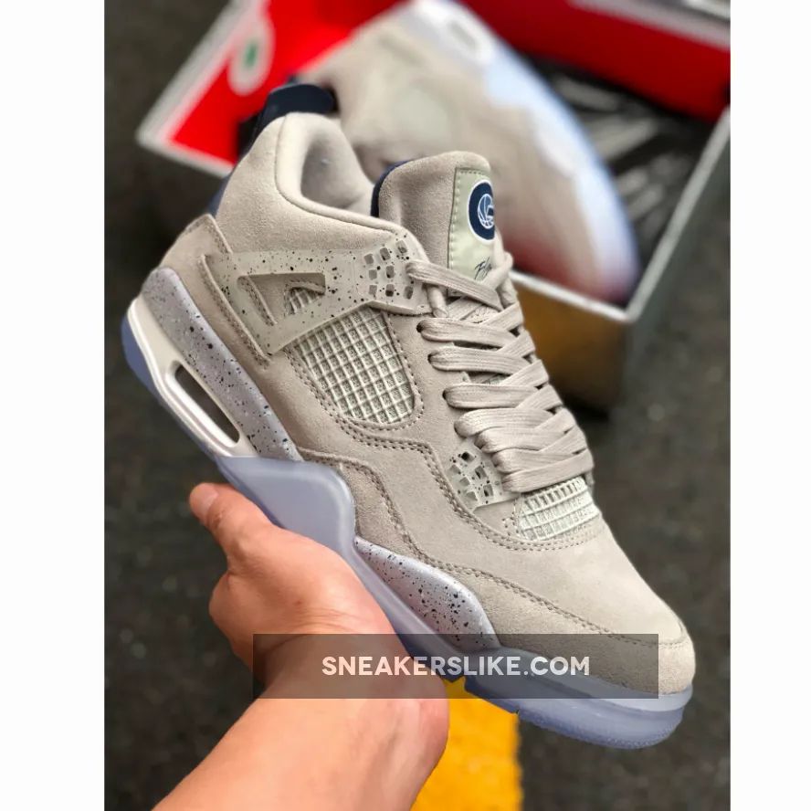 Air Jordan 4 Georgetown PE Grey Suede Restock