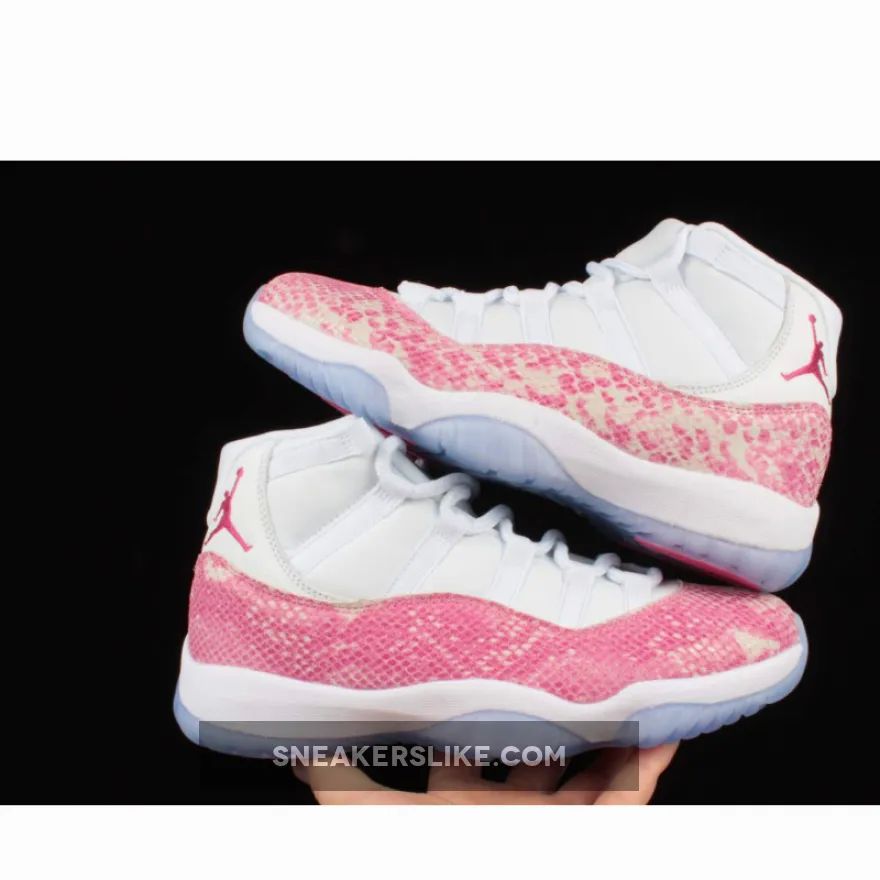 Air Jordan 11 High 'Pink Snakeskin' White/Watermelon-Black New Releases