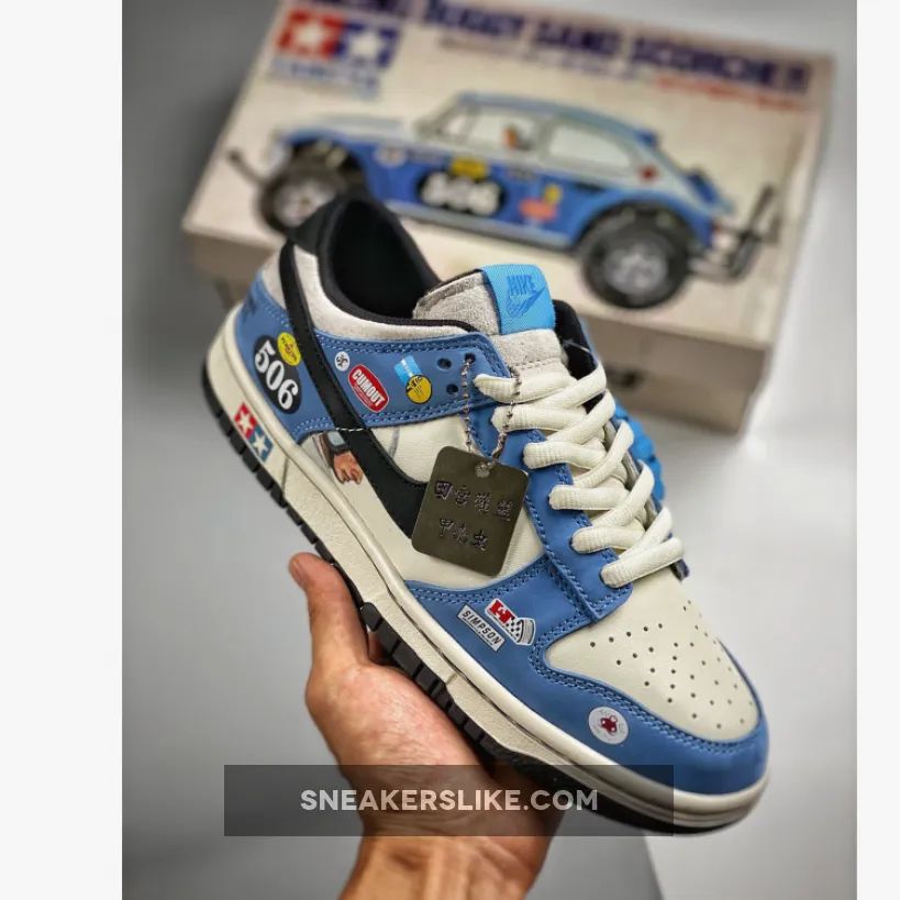 Nike Dunk Low 'Sand Scorcher' Blue White Restock