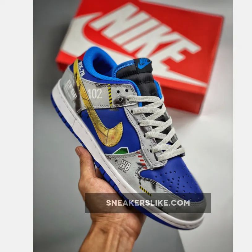 Custom Nike SB Dunk Low Cool Grey Blue Restock