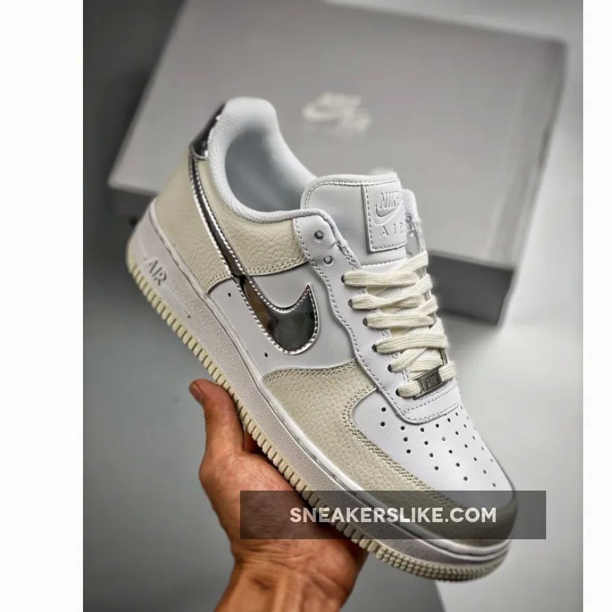 Nike Air Force 1 Low White/Coconut Milk-Silver New Releases