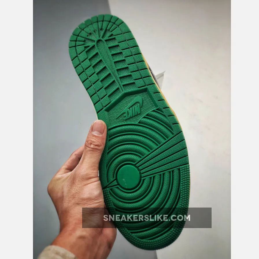 Custom Air Jordan 1 Low Pine Green White 'aj 1 low pine green'