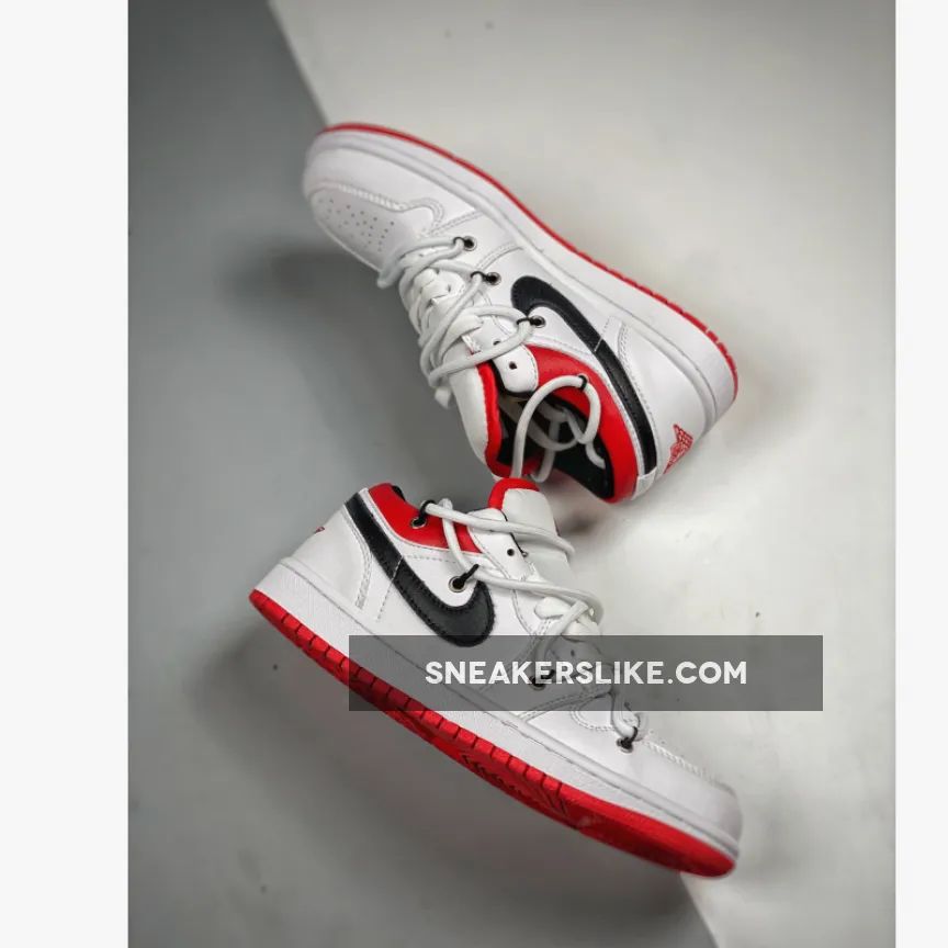 Custom Air Jordan 1 Low White University Red Black 'air jordan 1 low se - white/metallic gold-university red' Custom Air Jordan 1 Low White University Red Black 'air jordan 1 low se - white/metallic gold-university red'