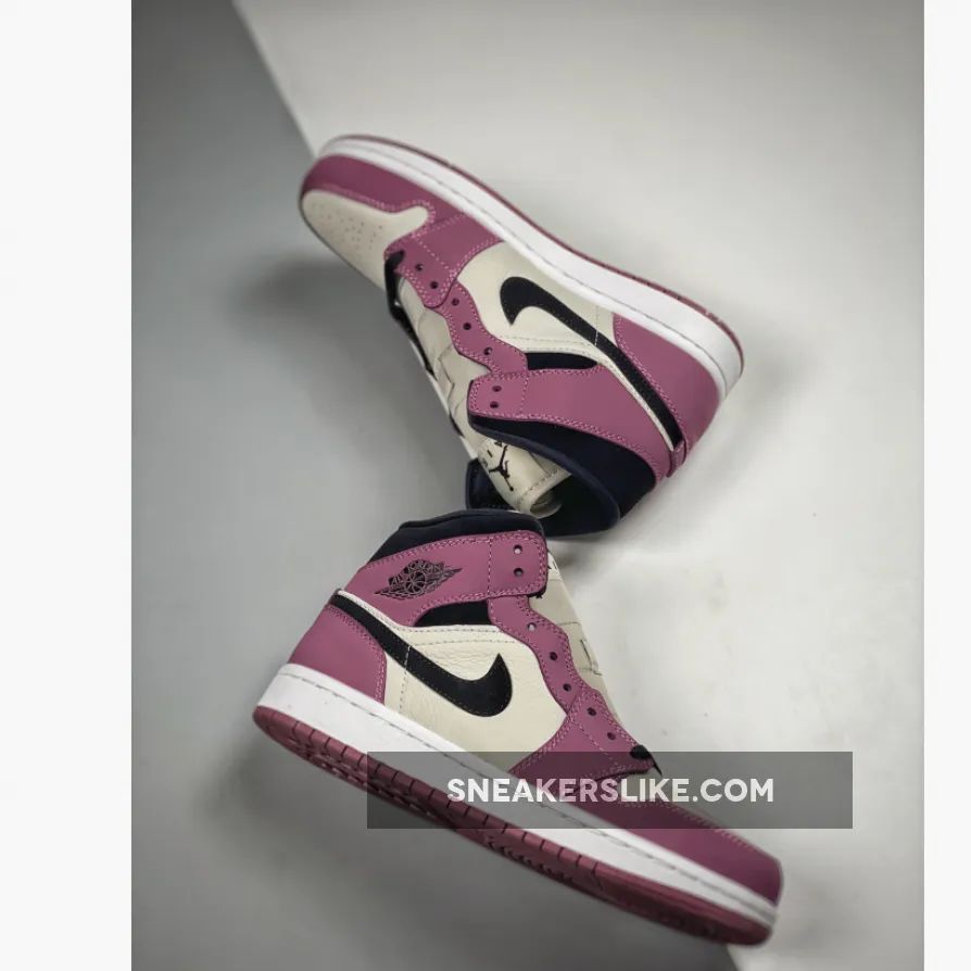 Air Jordan 1 Mid White/Berry Pink-Black DC7267-500 'dc7267 500' Air Jordan 1 Mid White/Berry Pink-Black DC7267-500 'dc7267 500'