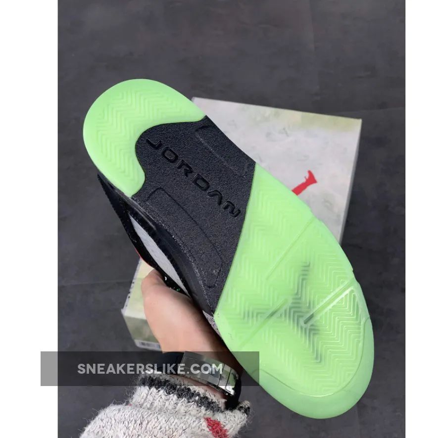 Clot x Air Jordan 5 Low Black Red Silver 'jordan 5 low black and red'