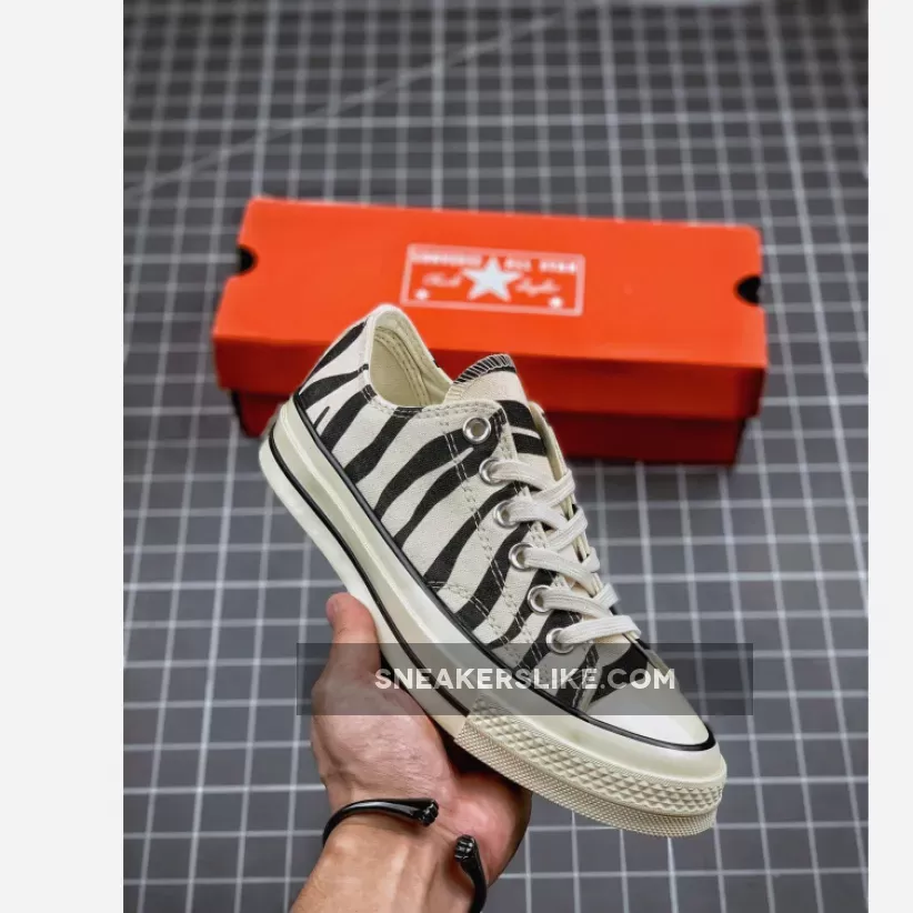 Converse Archive Print Chuck 70 Low Top Black/Griege Unbleached/Egret 167811C Restock