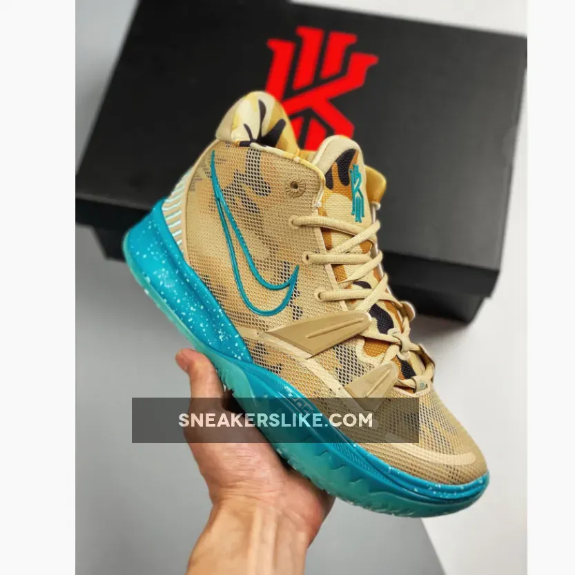 Nike Kyrie 7 Grain/Aquamarine #kyrie 7 aquamarine