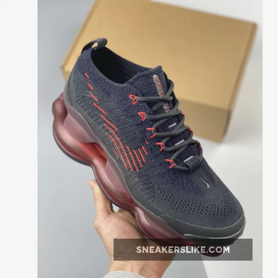 Nike Air Max Scorpion Flyknit 'Bred' Black/University Red DJ4701-004 Restock