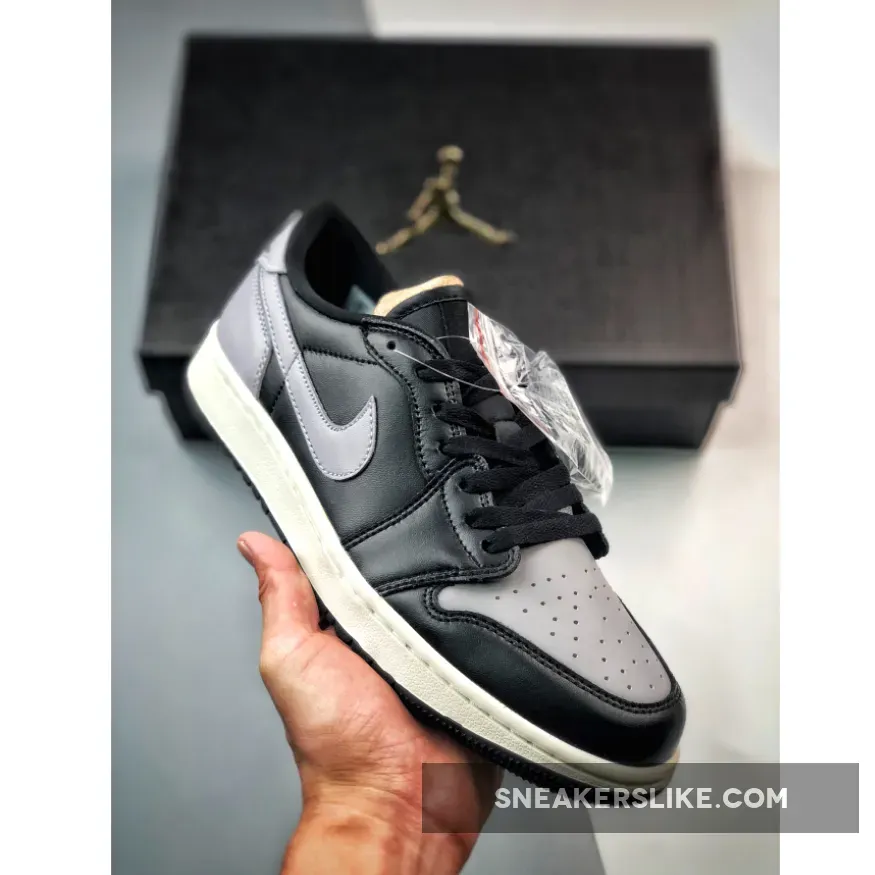 Air Jordan 1 Low Golf Shadow Black Grey DD9315-001 Jordan 1 Shadow Golf