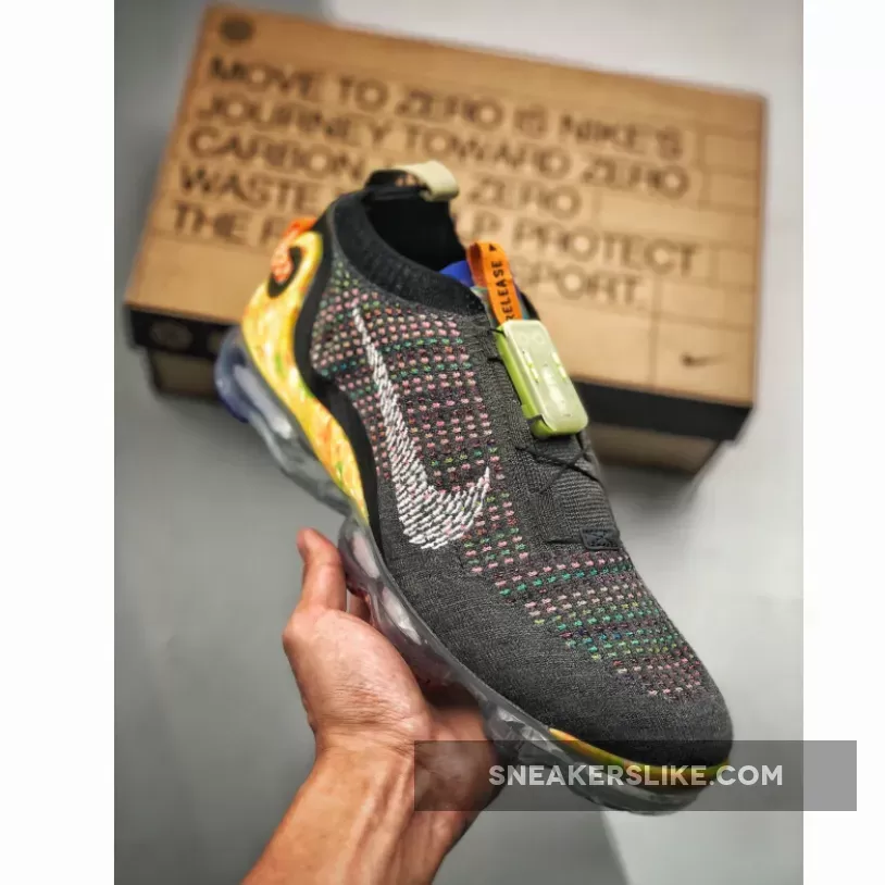 Nike Air VaporMax 2020 Flyknit Iron Grey Laser Orange #nike air vapormax 2020 flyknit sale