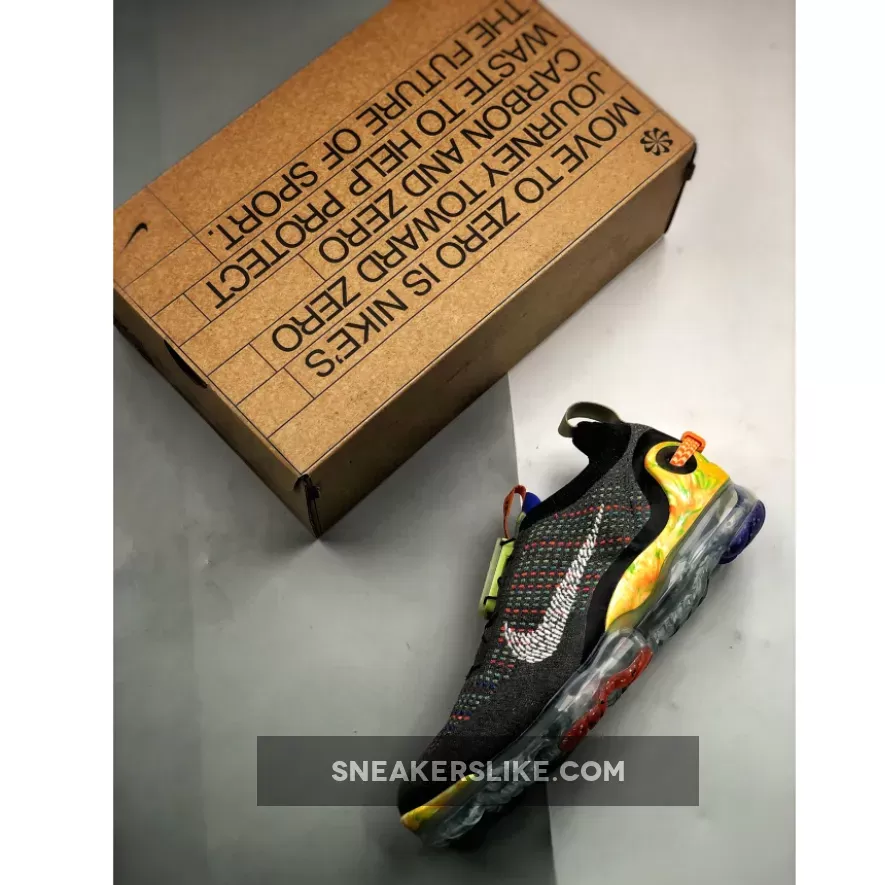 Nike Air VaporMax 2020 Flyknit Iron Grey Laser Orange #nike air vapormax 2020 flyknit sale
