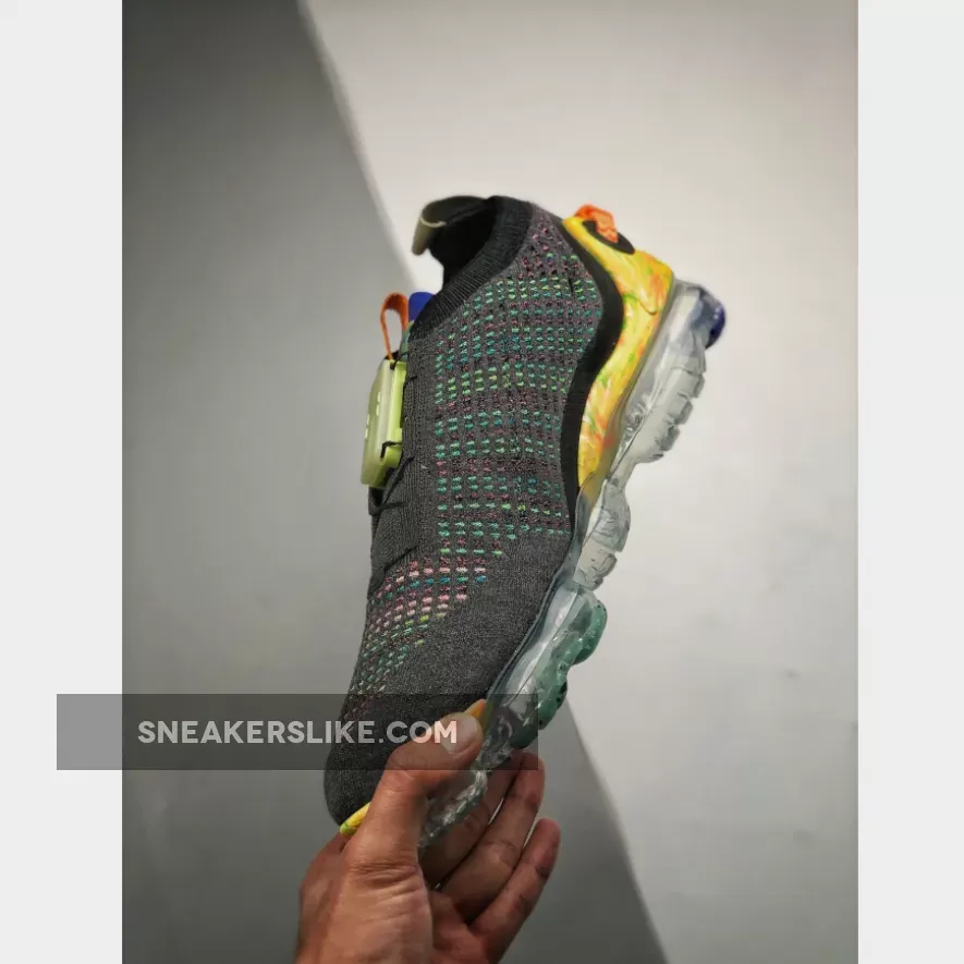 Nike Air VaporMax 2020 Flyknit Iron Grey Laser Orange #nike air vapormax 2020 flyknit sale