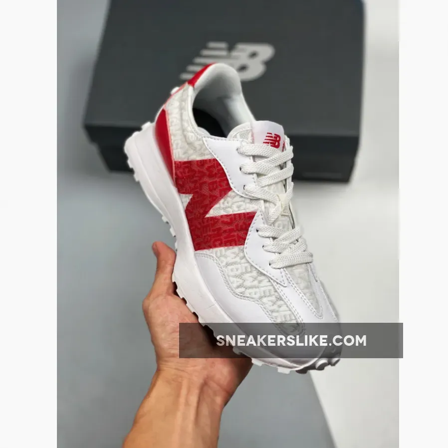 New Balance 327 White Red Outlet