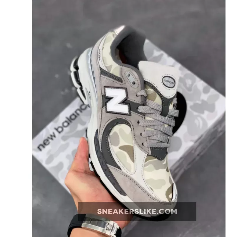 BAPE x New Balance 2002R 'Apes Together Strong-Grey Camo' new balance 2002r bape grey