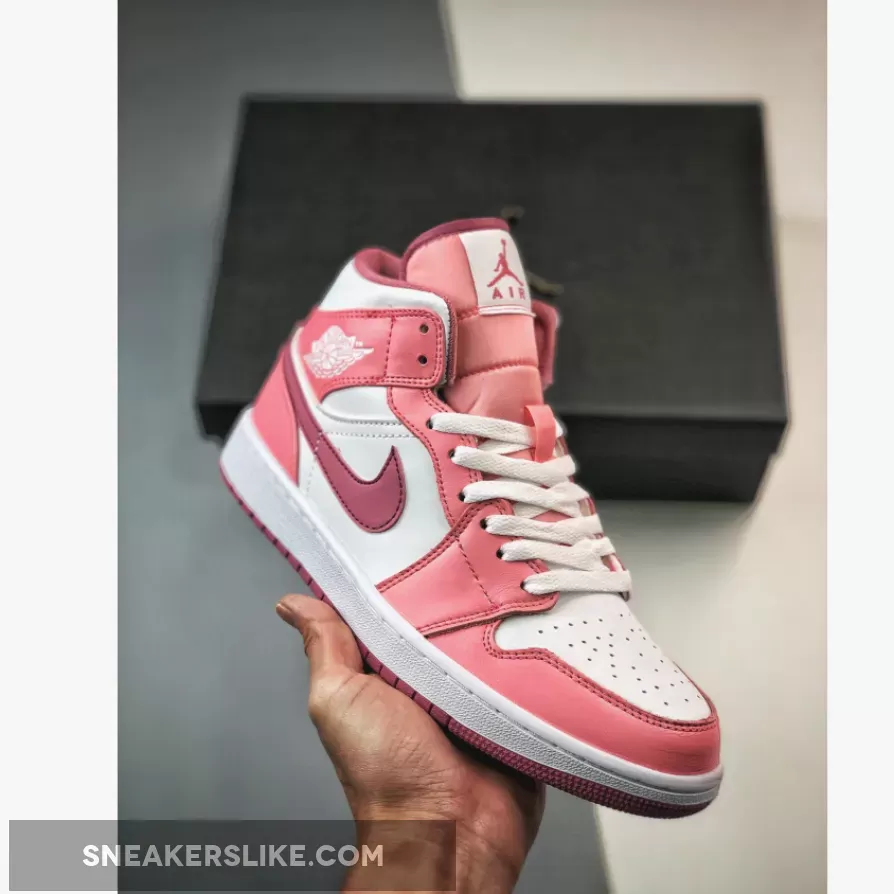 Air Jordan 1 Mid 'Valentine's Day' Pink / jordan valentines