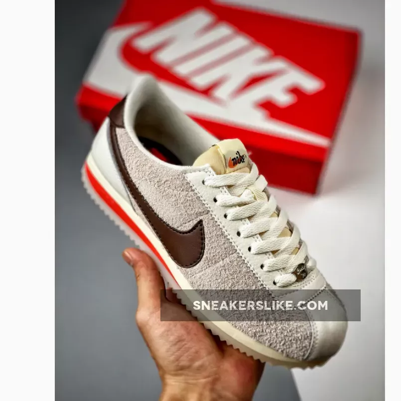 Nike Cortez 23 Sail/Earth/Light Orewood Brown FD2013-100 #sail/light orewood brown/sail
