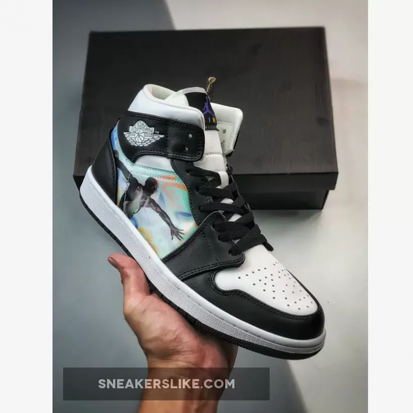 Air Jordan 1 Mid 'Hologram' DR9496-001 Holo Jordan 1