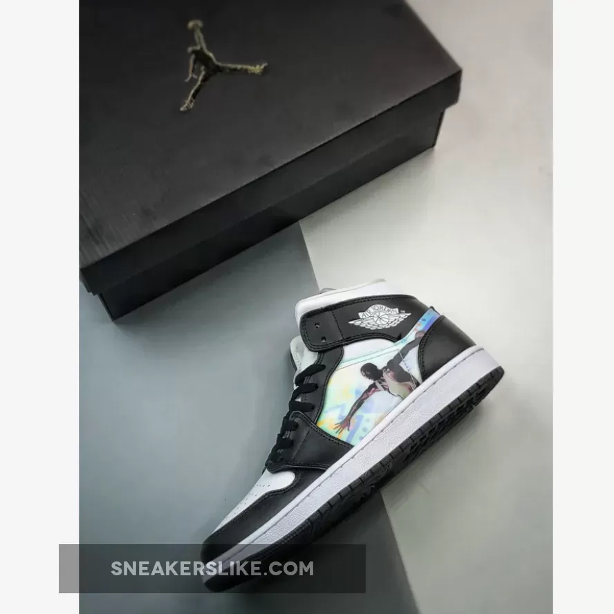 Air Jordan 1 Mid 'Hologram' DR9496-001 Holo Jordan 1