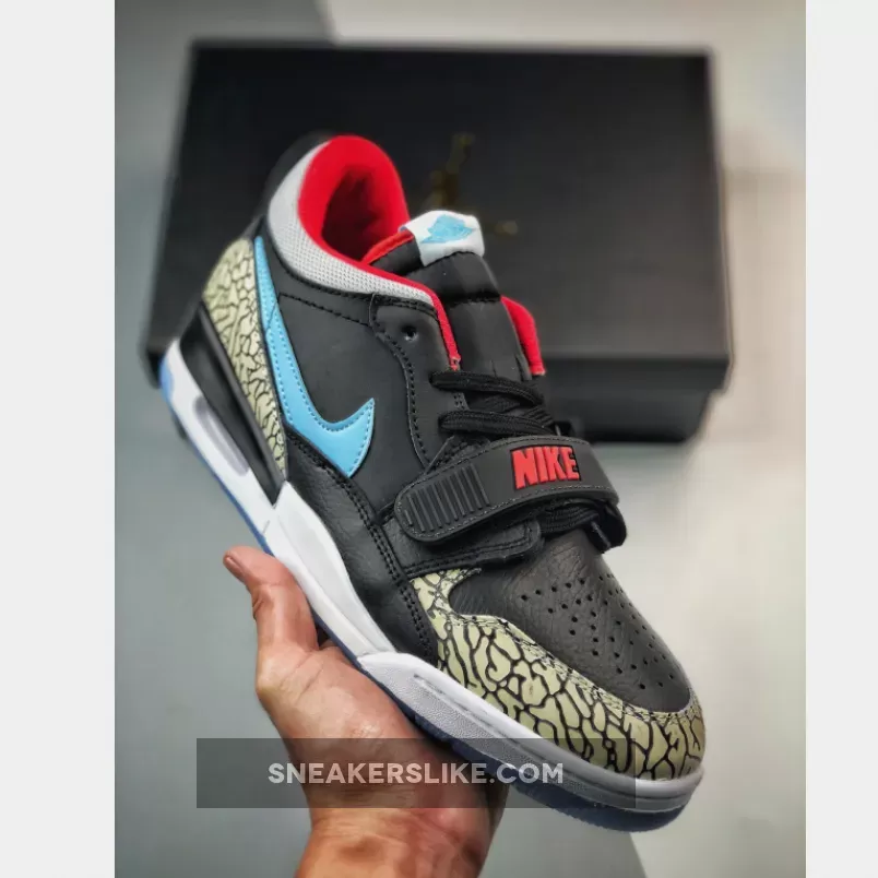 Jordan Legacy 312 Low 'Chicago Flag' Black/Blue-Red / jordan legacy 312 chicago