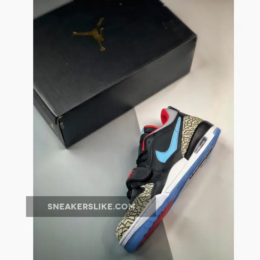 Jordan Legacy 312 Low 'Chicago Flag' Black/Blue-Red / jordan legacy 312 chicago