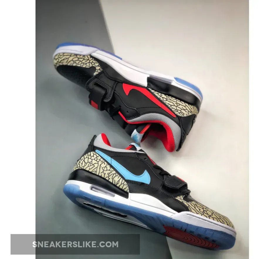 Jordan Legacy 312 Low 'Chicago Flag' Black/Blue-Red / jordan legacy 312 chicago