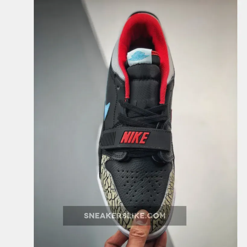 Jordan Legacy 312 Low 'Chicago Flag' Black/Blue-Red / jordan legacy 312 chicago