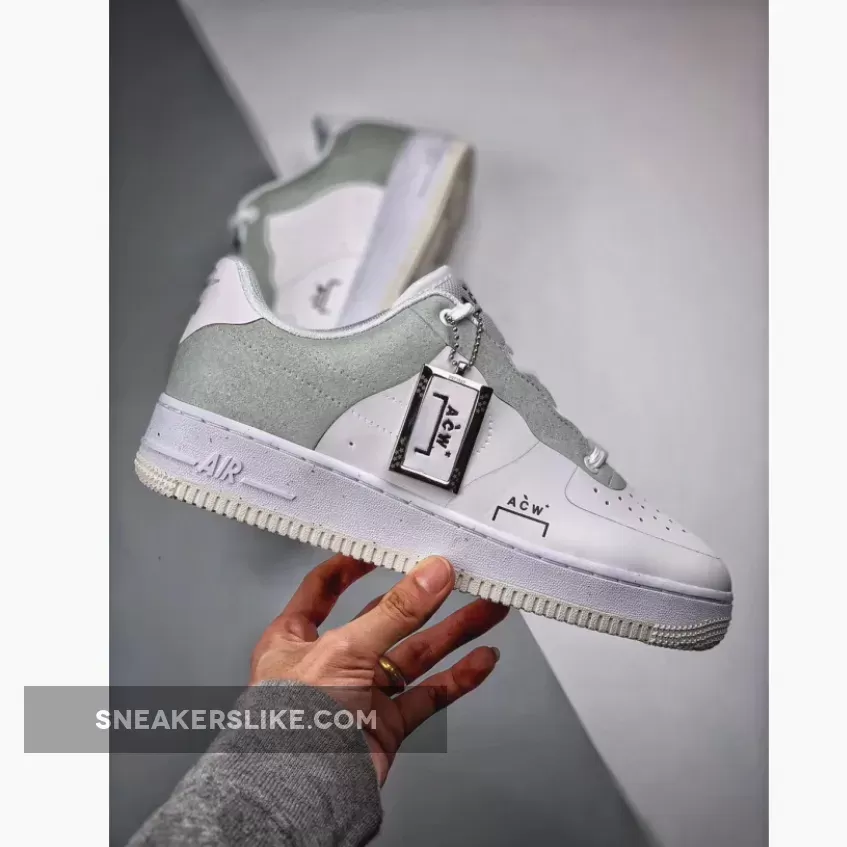 A-Cold-Wall* X Nike Air Force 1 Low White Grey BQ6924-100 Brand New