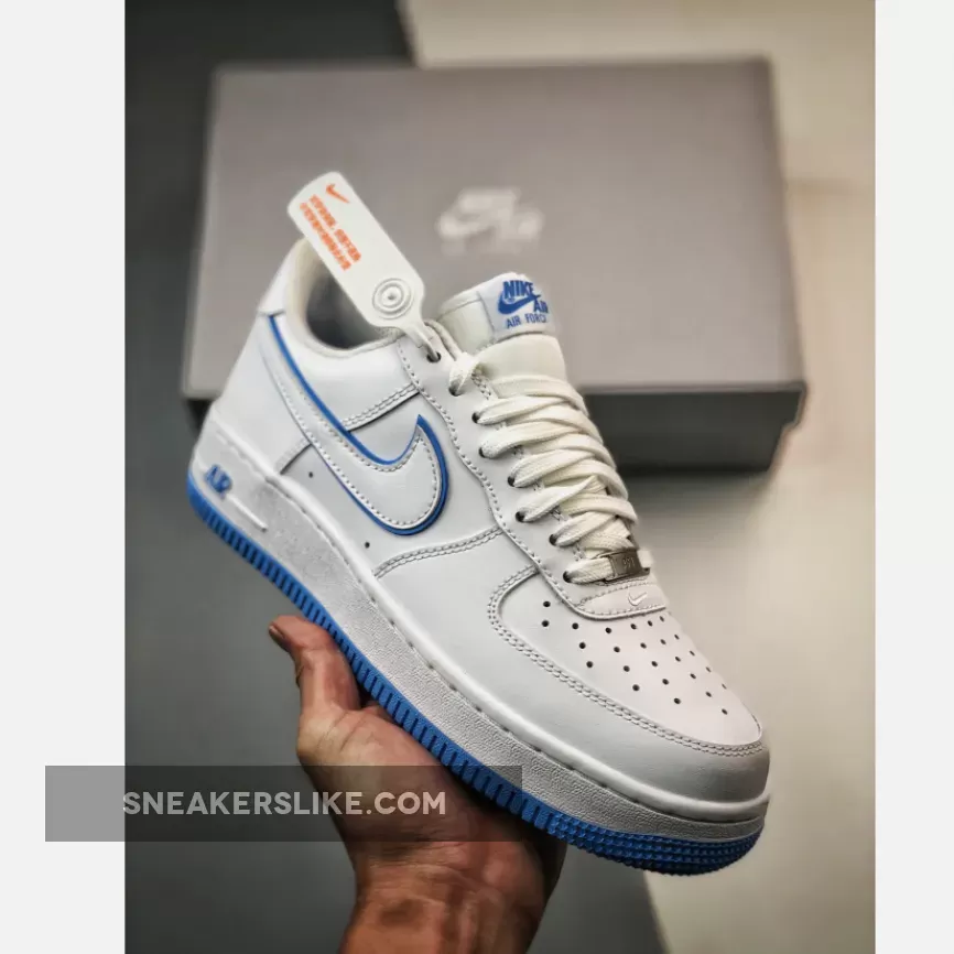 Nike Air Force 1 Low Outline White University Blue DV0788-101 air force outline