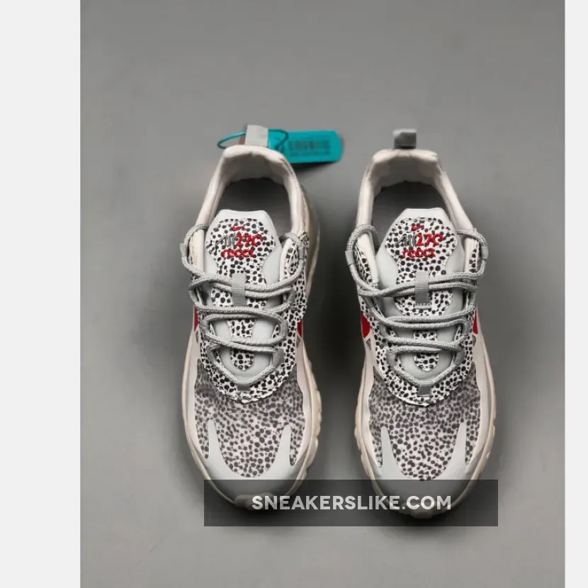 Nike WMNS Air Max 270 React 'Safari' White Red Grey CT2535-001 Online