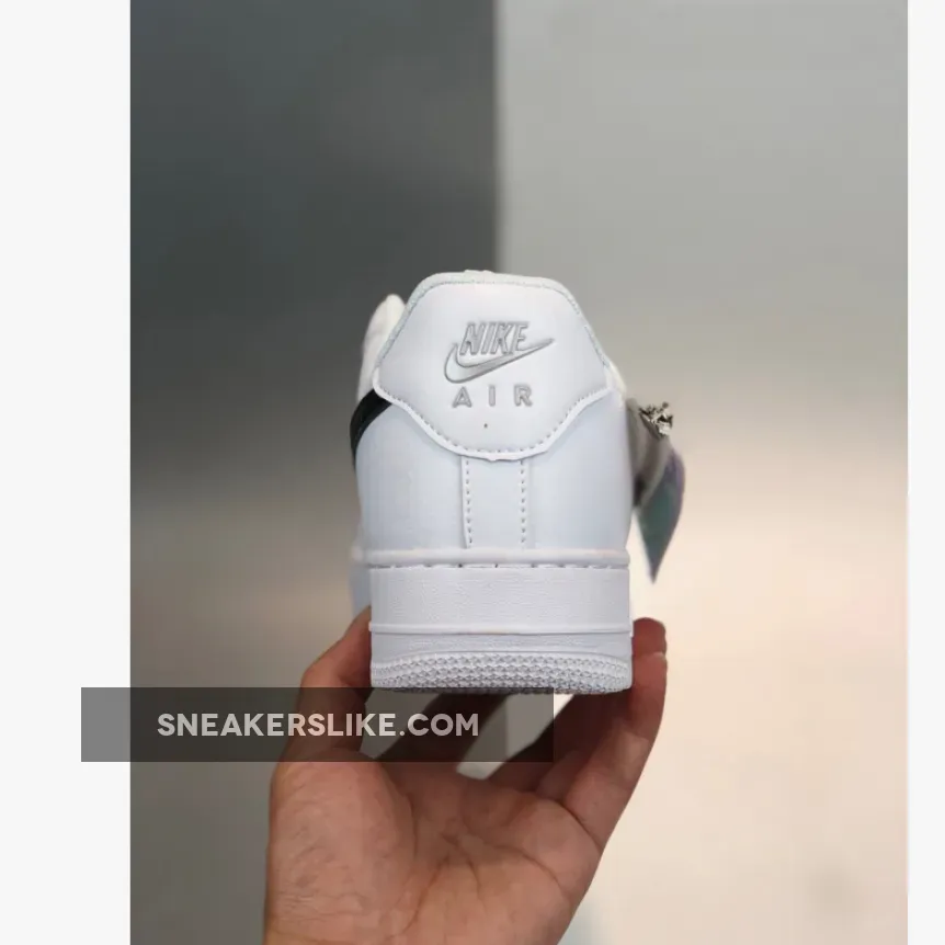 Nike Air Force 1 Zip-On Swoosh Logo White