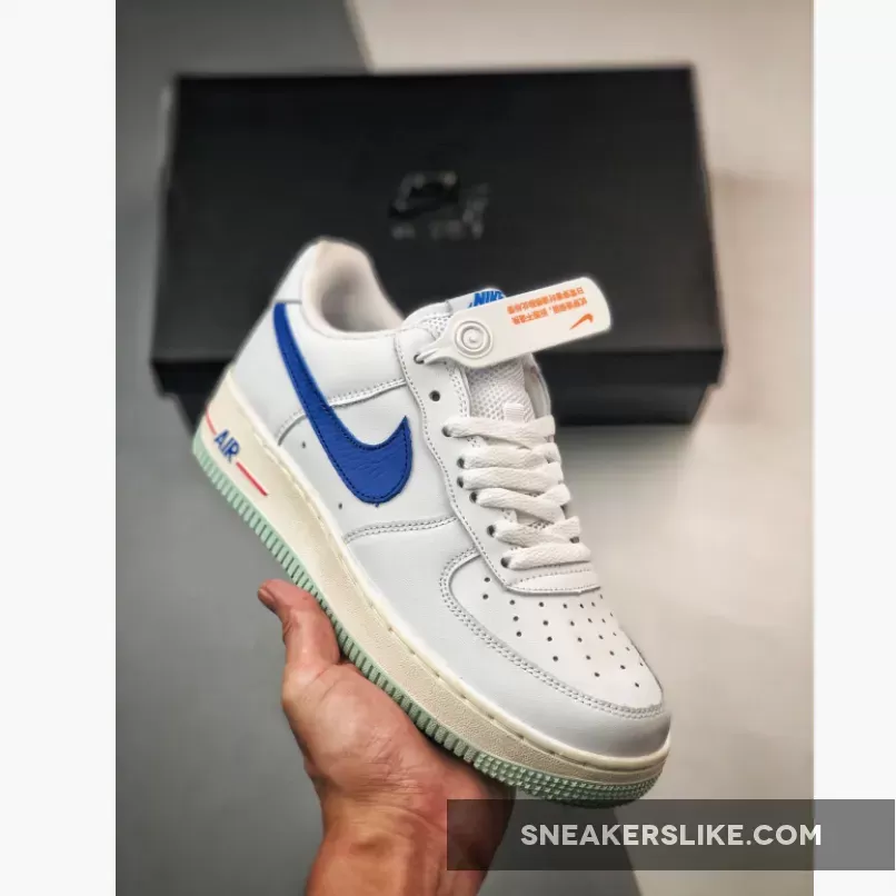Nike Air Force 1 Low USA White DX2660-100 Red And Blue Air Force 1