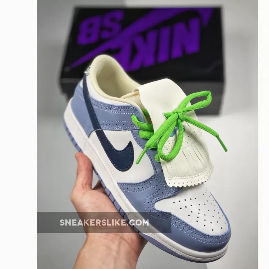Nike SB Dunk Low Premium Golf White/Midnight Navy - midnight blue nike
