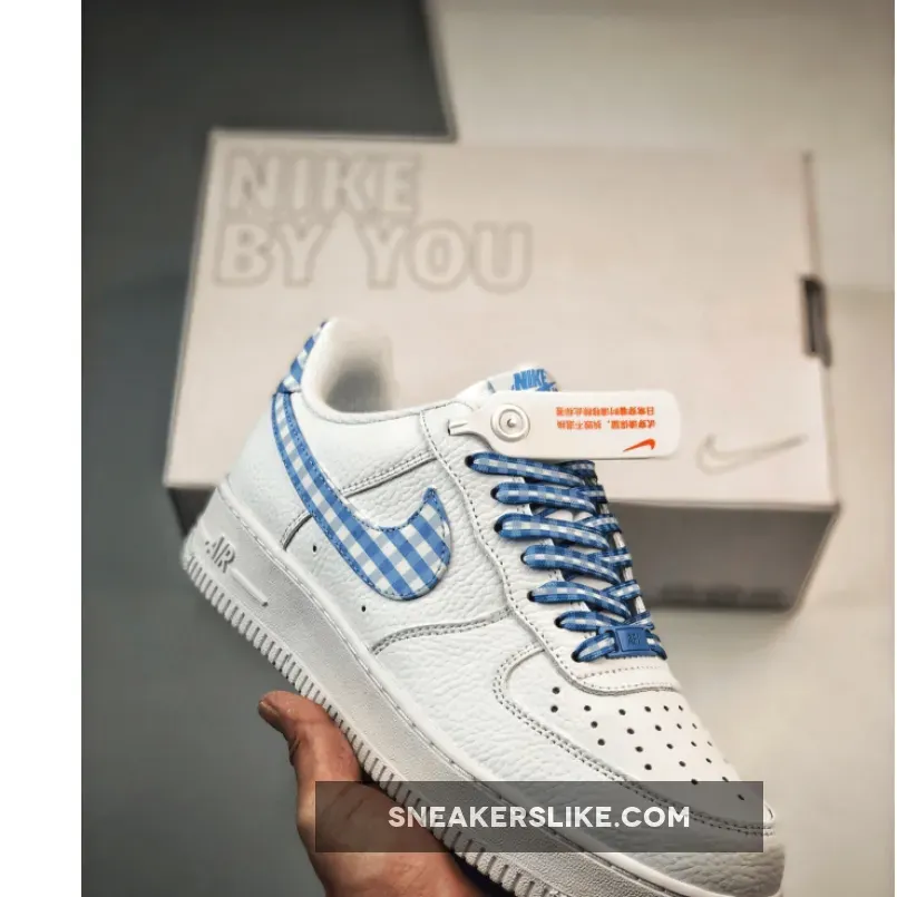 Nike Air Force 1 Low 'Blue Gingham' White/University Blue DZ2784-100 Online