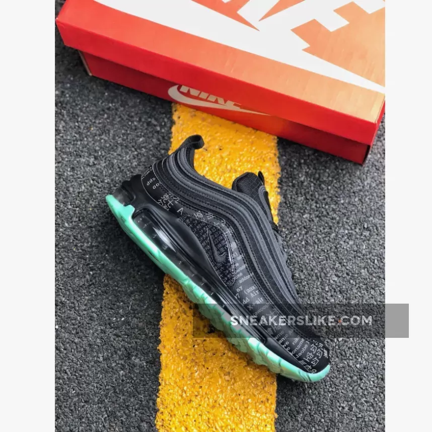 Green Glow Nike Air Max 97 'Matrix' Glows In The Dark 921826-017 air max 97 green glow
