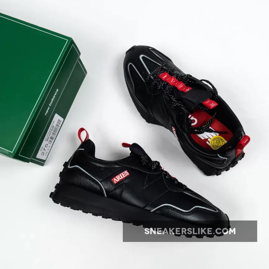 Aries x New Balance 327 'INVINCIBLE II' Black - new balance aries