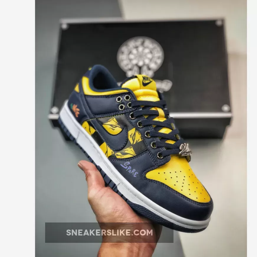 Custom Nike Dunk Low Michigan 1680452828 For Sale