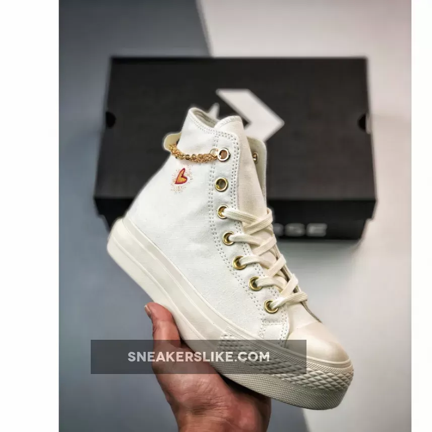 Converse Chuck Taylor Lift Platform High Salad Chain A04453C chuck taylor all star lift platform gold chain