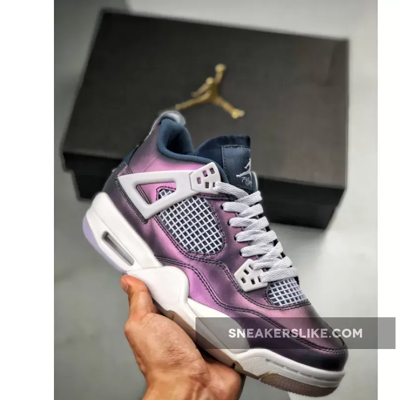 Air Jordan 4 GS 'Monsoon Blue' BQ9043-400 #air jordan 4 monsoon blue