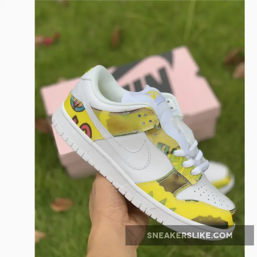Nike SB Dunk 'De La Soul' White/Yellow 304292-171 Restock