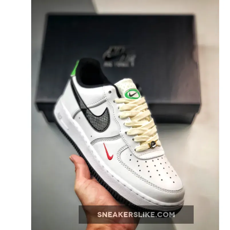Nike Air Force 1 Low 'Just Do It' White Black DV1492-101 Just Do It Af1