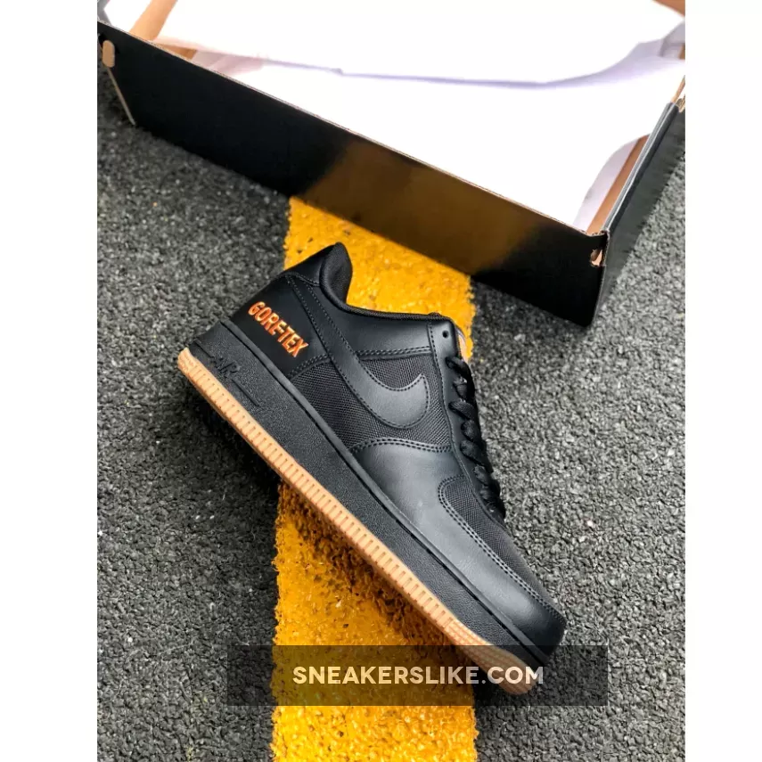 Nike Air Force 1 Low WTR Gore-Tex Black - air force 1 gtx black