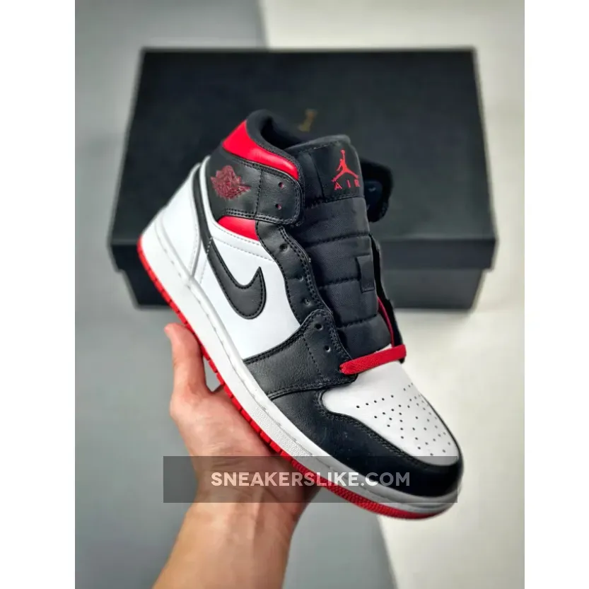 Restock Air Jordan 1 Mid Gym Red Black Toe DQ8426-106