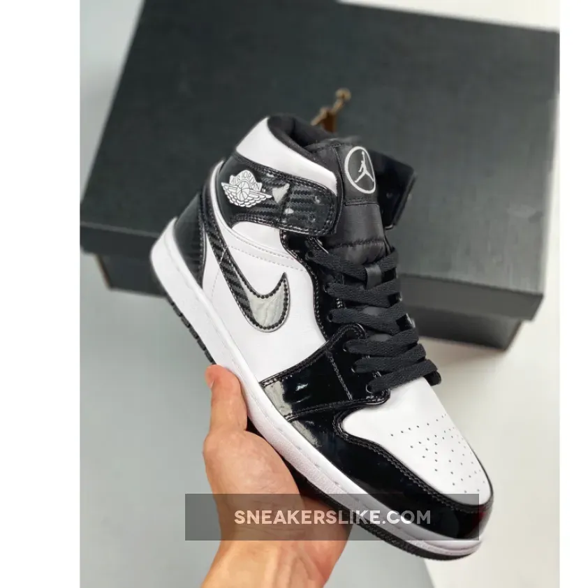 Air Jordan 1 Mid 'All-Star' Black/White - jordan se