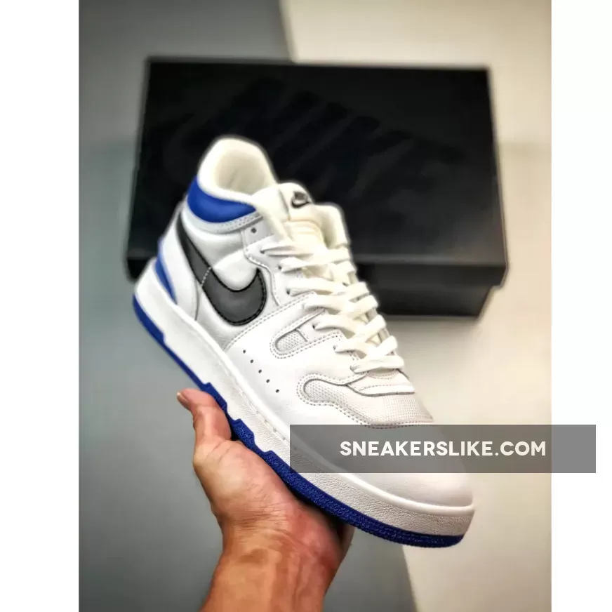 Nike Mac Attack Black White Blue Black - nike mac attack for sale