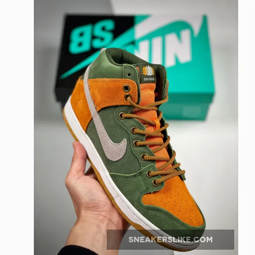 Nike SB Dunk High Premium 'Homegrown' Sequoia/Yale Brown-Cool Grey / nike sb dunk high sale