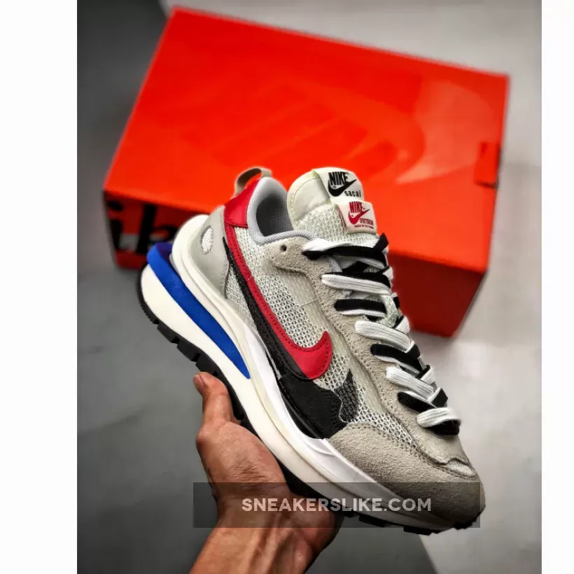 Sacai X Nike VaporWaffle 'Sail/Sport Fuchsia/Game Royal' CV1363-100 New Releases