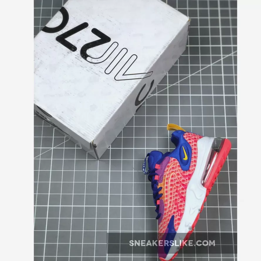 Nike Air Max 270 React Eng Laser Crimson #air max 270 react laser red