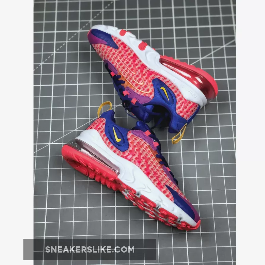 Nike Air Max 270 React Eng Laser Crimson #air max 270 react laser red